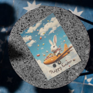 Ostern in luftiger Höhe   Benutzerdefinierte Pilot Feiertagskarte