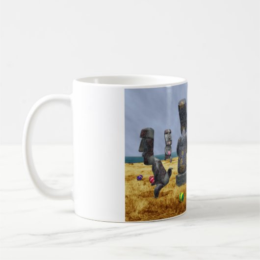 Ostern-Insel-Ei-Jagd-Tasse Kaffeetasse (Links)