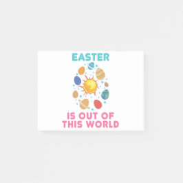 Ostern ist aus diesem Weltraumplaneten Post-it Klebezettel