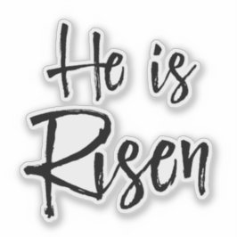 Ostern ist er Risen Aufkleber