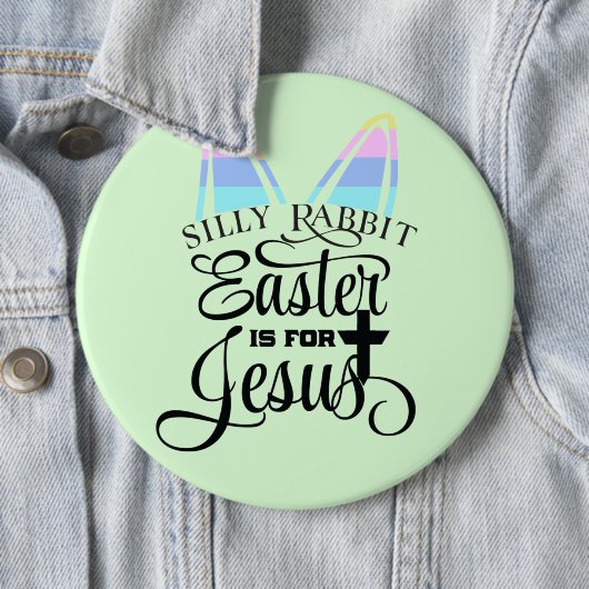 Ostern ist für Jesus Button (Beispiel)