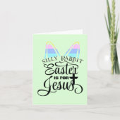 Ostern ist für Jesus Karte (Vorderseite)