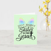 Ostern ist für Jesus Karte (Gelbe Blume)