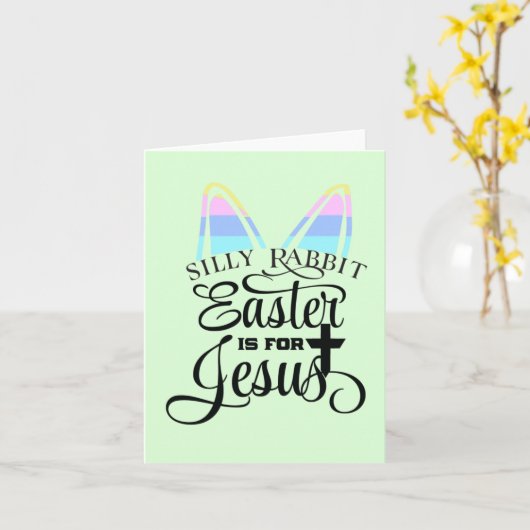 Ostern ist für Jesus Karte (Gelbe Blume)