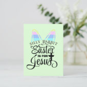 Ostern ist für Jesus Postkarte (Stehend Vorderseite)
