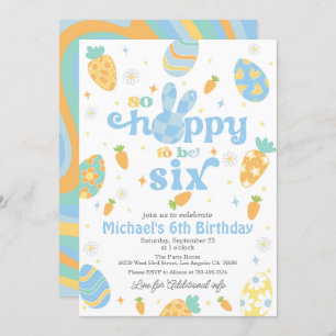 Ostern ist so erfreulich, sechs Jungen zum Geburts Einladung