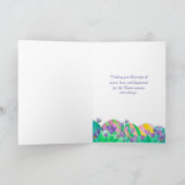 Ostern-Jahreszeit-Segen Feiertagskarte (Innenseite)