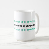 Ostern Java III Kaffeetasse (VorderseiteRechts)