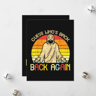 Ostern Jesus Errate Wer Ist Zurück Religiös Christ Feiertagskarte