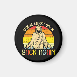Ostern Jesus Errate Wer ist zurück Religiös Christ Magnet