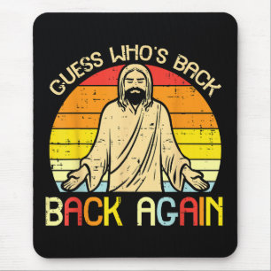 Ostern Jesus Errate Wer ist zurück Religiös Christ Mousepad