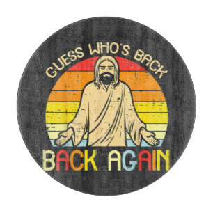 Ostern Jesus Errate Wer ist zurück Religiös Christ Schneidebrett