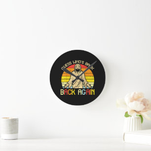 Ostern Jesus Errate Wer Zurück Ist Religiös Christ Runde Wanduhr