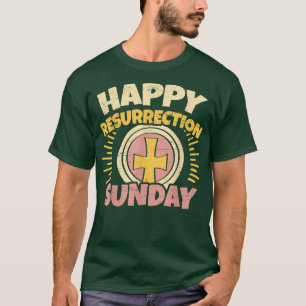 Ostern Jesus Frohe Auferstehung Sonntag Ei Hase T-Shirt