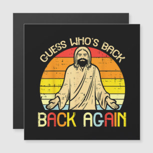 Ostern Jesus Rate Wer kommt zurück Religiös Christ Magnetkarte