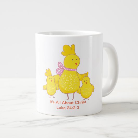Ostern - Jumbo-Tasse (Vorderseite Rechts)