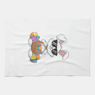 Ostern Jungen Mädchen Kinder Kleinkind Hase Kaninc Geschirrtuch