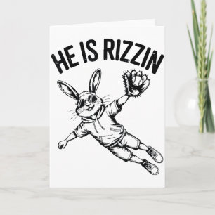 Ostern Jungs Er Ist Auferstanden Hase Gesicht Sonn Karte