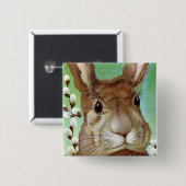 Ostern-Kaninchen Button (Vorne & Hinten)