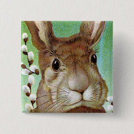 Ostern-Kaninchen Button
