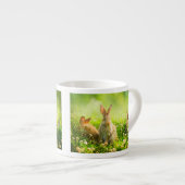 Ostern-Kaninchen Espressotasse (Vorderseite Rechts)