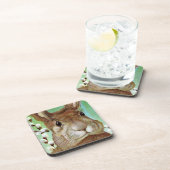 Ostern-Kaninchen Getränkeuntersetzer (Rechte Seite)