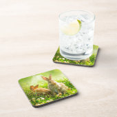 Ostern-Kaninchen Getränkeuntersetzer (Rechte Seite)