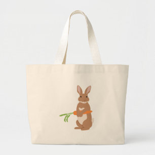 Ostern-Kaninchen Jumbo Stoffbeutel
