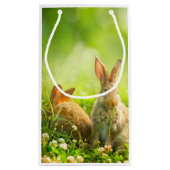 Ostern-Kaninchen Kleine Geschenktüte (Rückseite)