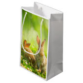 Ostern-Kaninchen Kleine Geschenktüte (Rückseite Schrägansicht)