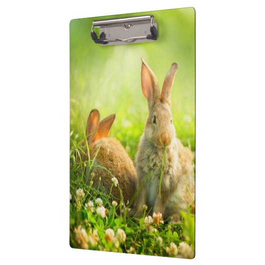 Ostern-Kaninchen Klemmbrett (Links)