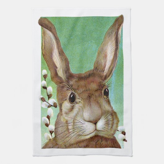 Ostern-Kaninchen Küchentuch (Vertikal)