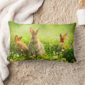 Ostern-Kaninchen Lendenkissen (Decke)