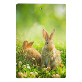 Ostern-Kaninchen Mini Klemmbrett (Rückseite)