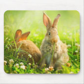Ostern-Kaninchen Mousepad (Vorne)