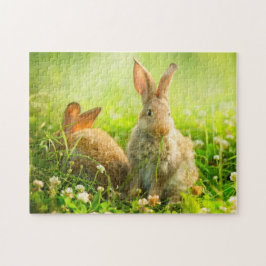 Ostern-Kaninchen Puzzle