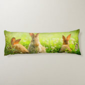 Ostern-Kaninchen Seitenschläferkissen (Rückseite)