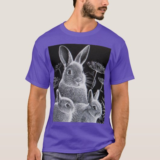 OSTERN-KANINCHEN-T-SHIRT T-Shirt (Vorderseite)