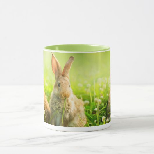 Ostern-Kaninchen Tasse (Zentrum)