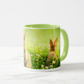Ostern-Kaninchen Tasse (VorderseiteRechts)