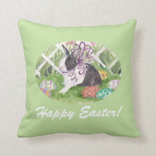 Ostern-Kaninchen und Ei-Wurfs-Kissen Kissen