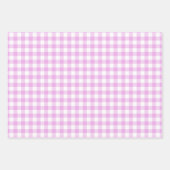 Ostern Kariert und Gingham Geschenkpapier Set (Vorderseite 2)