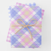 Ostern Kariert und Gingham Geschenkpapier Set (Beispiel)