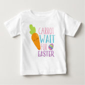 Ostern, Karotten warten auf Ostern, Ostereier Baby T-shirt (Vorderseite)