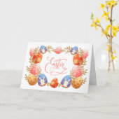 Ostern Karte (Gelbe Blume)