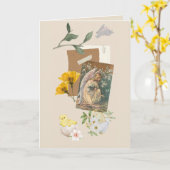 Ostern karte (Gelbe Blume)