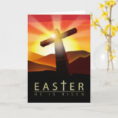 Ostern Karte (Gelbe Blume)