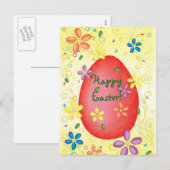 Ostern-Karte Feiertagspostkarte (Vorne/Hinten)