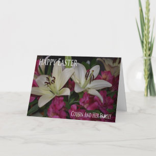 Ostern-Karte für Cousin und ihre Familie Feiertagskarte