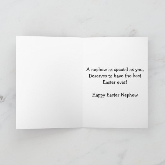 Ostern Karte-Neffe Feiertagskarte (Innenseite)